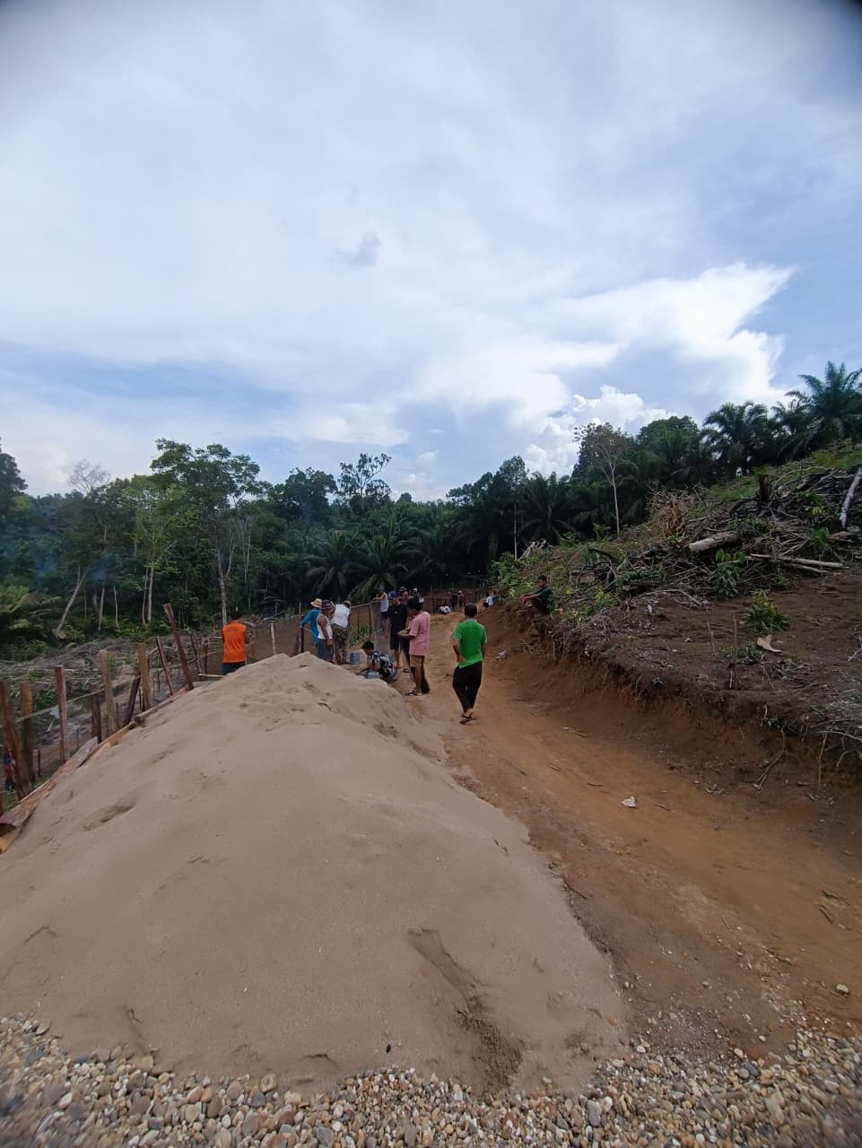 Pemasangan Pagar Ketahanan Pangan,Kebun Jagung Pipil BUMDes